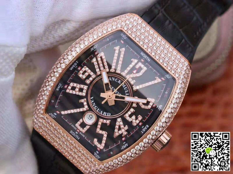 Franck Muller Vanguard V45.SC.DT.D.NBR.CD.5N.NR 1:1 Best Edition Replica Watch Swiss ETA2824-2